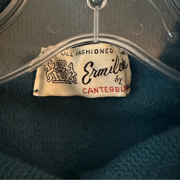 VINTAGE CANTERBURY KNITTERS ERMILEUR SWEATER - Picture 3 of 7